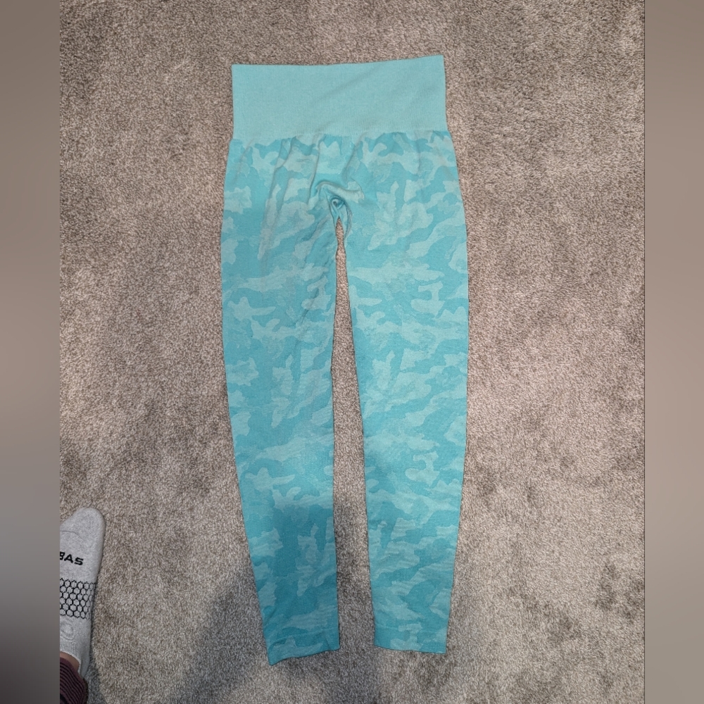Camo Mint Green NVGTN Leggings